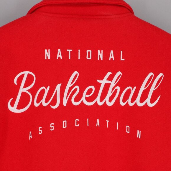NBA Homecoming Varsity Letterman Jacket Patch Red/White Size S - Picture 8 of 9